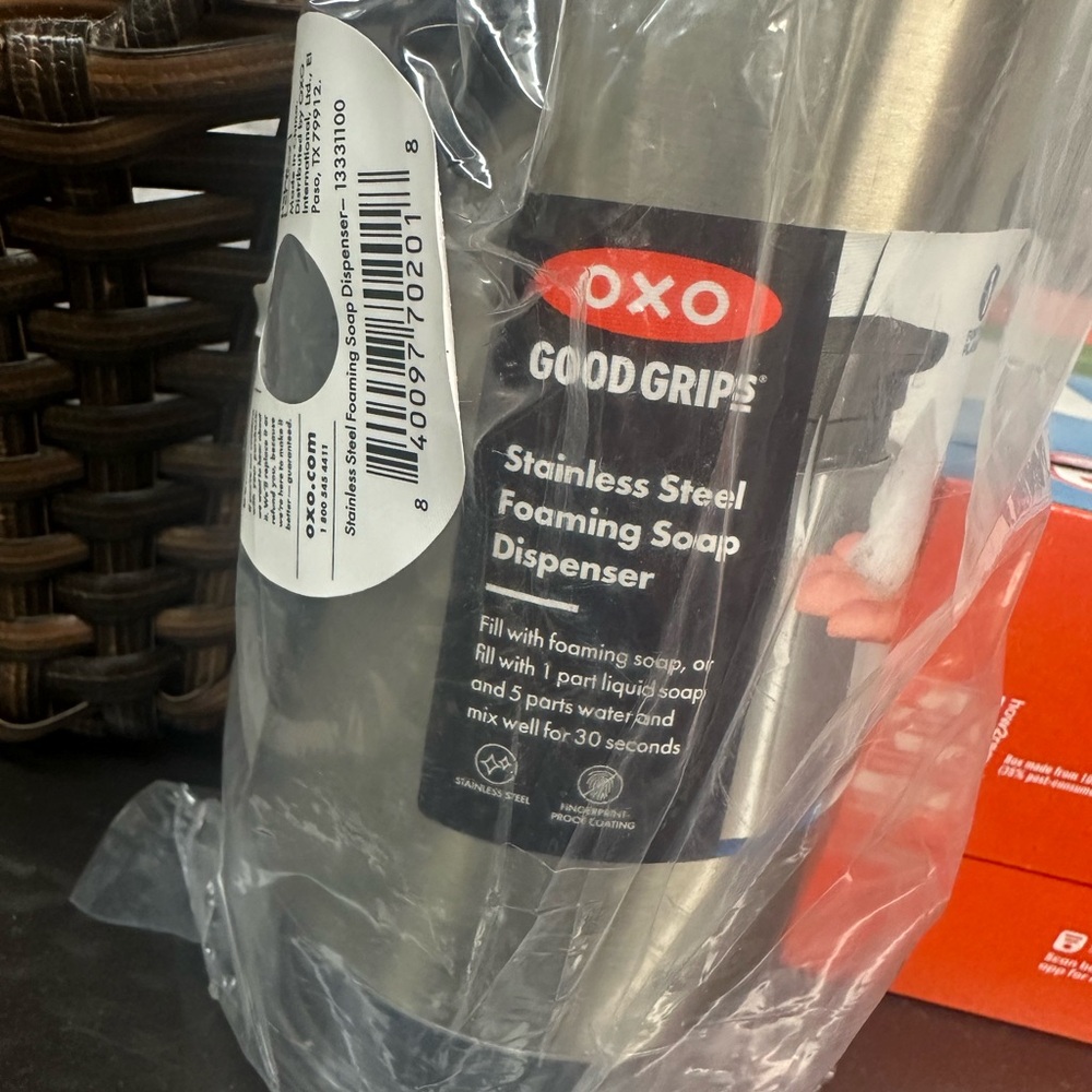 OXO Stainless Steel Foaming Soap Dispenser - Picture 2 of 2